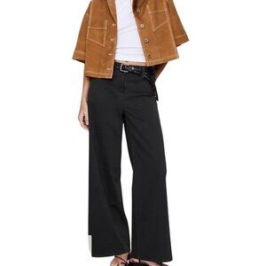 Banana Republic High Rise Trouser Black Wash 2023 Pockets Size 29p/8p